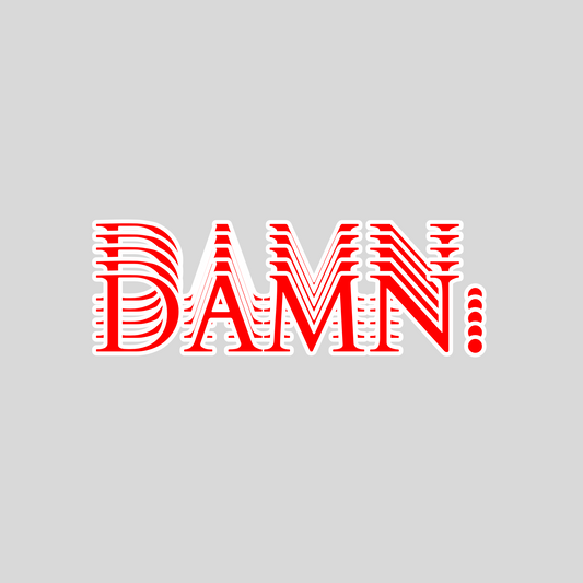 DAMN. Kendrick Lamar 5 sticker pack