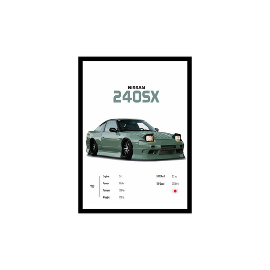 Nissan 240SX Poster
