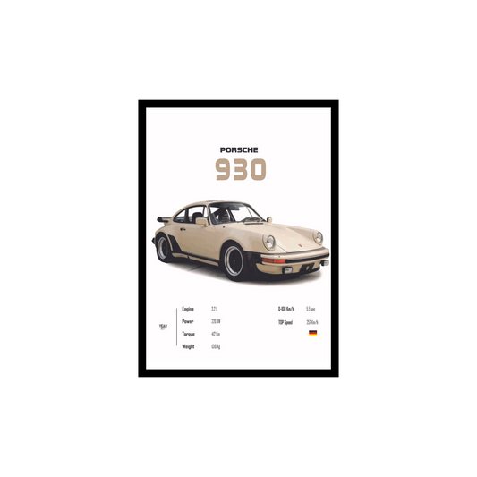 Porsche 930 Poster